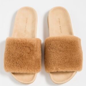 NWT Jenni Kayne Shearling Slide Sandals